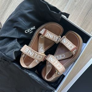 CELINE LEO STRAPPY SANDAL Size 38